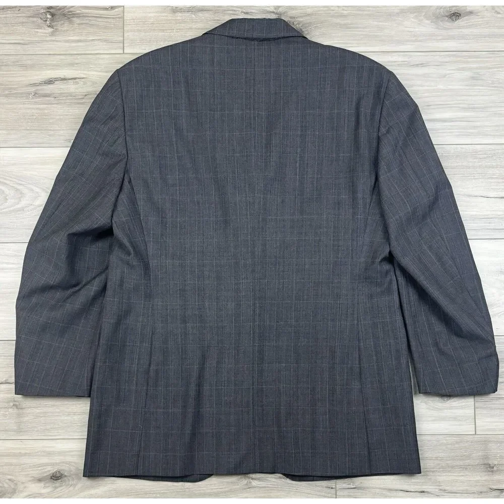 Vintage Polo Ralph Lauren Blazer Sport Coat Virgin‎ Wool Italy Made Size 44R